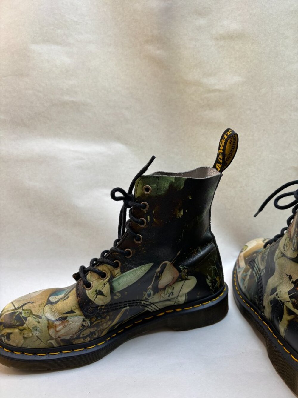 ~RARE~ Authentic Dr. Marten x Hieronymous Bosch Pascal Hell Boots sz m10 w11 - Picture 7 of 12